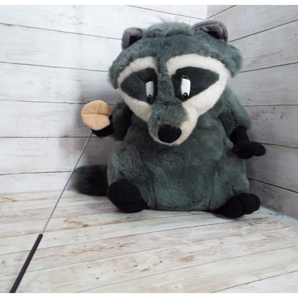 Disney Kashmier Toy Corp Large 20" Plush Full Body Raccoon Puppet - Picture 1 of 10